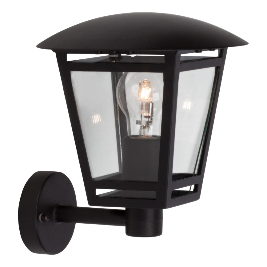 Brilliant - Välisseinale kinnitatav seinavalgusti RILEY 1xE27/40W/230V IP44 must