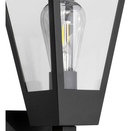 Brilliant - Välisseinale paigaldatav seinavalgusti WESTDLIFF 1xE27/20W/230V IP44 antratsiit