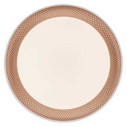 Brilliant - WALDO LED-hämardatav laelamp, 36 W, 230 V, reguleeritav värvitemperatuur 3000–6500 K, Ø 48,5 cm, valge/roosakuld, koos kaugjuhtimispuldiga