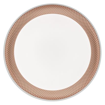 Brilliant - WALDO LED-hämardatav laelamp, 36 W, 230 V, reguleeritav värvitemperatuur 3000–6500 K, Ø 48,5 cm, valge/roosakuld, koos kaugjuhtimispuldiga