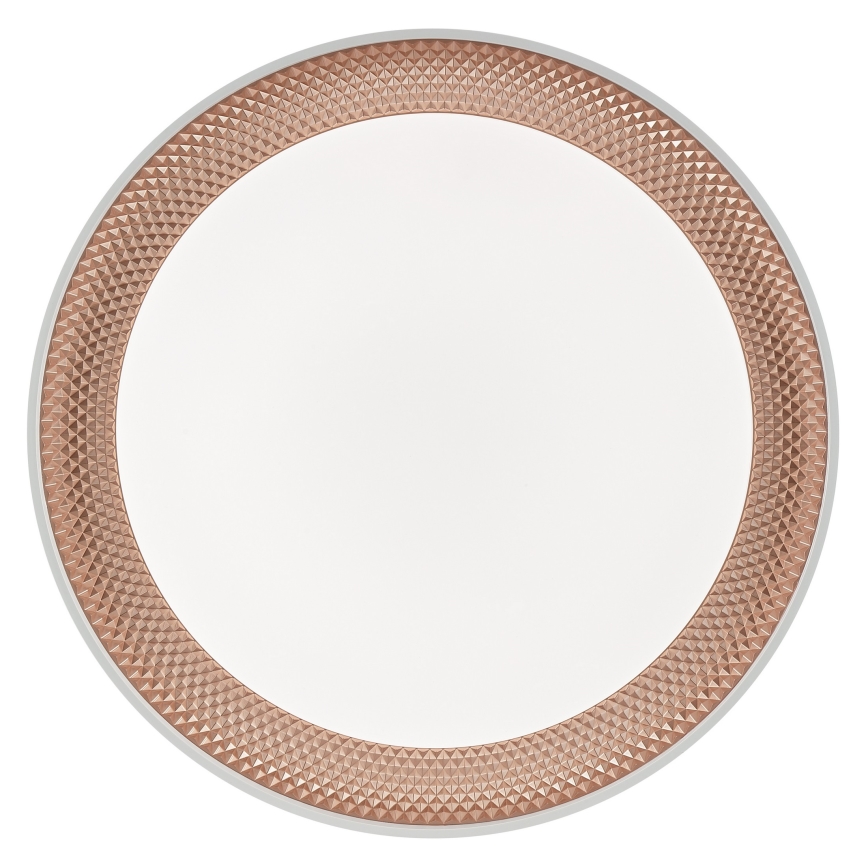 Brilliant - WALDO LED-hämardatav laelamp, 36 W, 230 V, reguleeritav värvitemperatuur 3000–6500 K, Ø 48,5 cm, valge/roosakuld, koos kaugjuhtimispuldiga