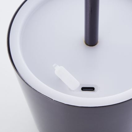 Brilliant - LED reguleeritav puutetundlik välisvalgusti XAANA LED/4W/5V 3000/4000/6500K 2600 mAh IP44 must
