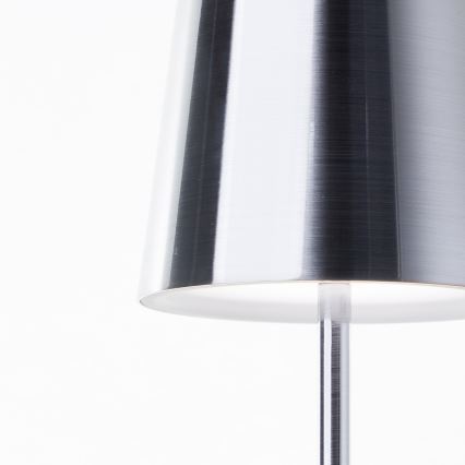 Brilliant - LED reguleeritav puutetundlik välisvalgusti XAANA LED/4W/5V 3000/4000/6500K 2600 mAh IP44 läikiv kroom