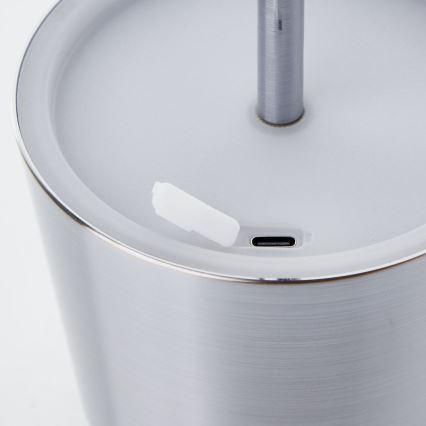 Brilliant - LED reguleeritav puutetundlik välisvalgusti XAANA LED/4W/5V 3000/4000/6500K 2600 mAh IP44 läikiv kroom