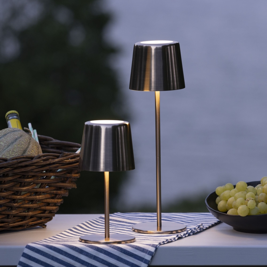 Brilliant - LED reguleeritav puutetundlik välisvalgusti XAANA LED/4W/5V 3000/4000/6500K 2600 mAh IP44 vask