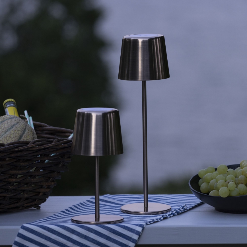 Brilliant - LED reguleeritav puutetundlik välisvalgusti XAANA LED/4W/5V 3000/4000/6500K 2600 mAh IP44 vask