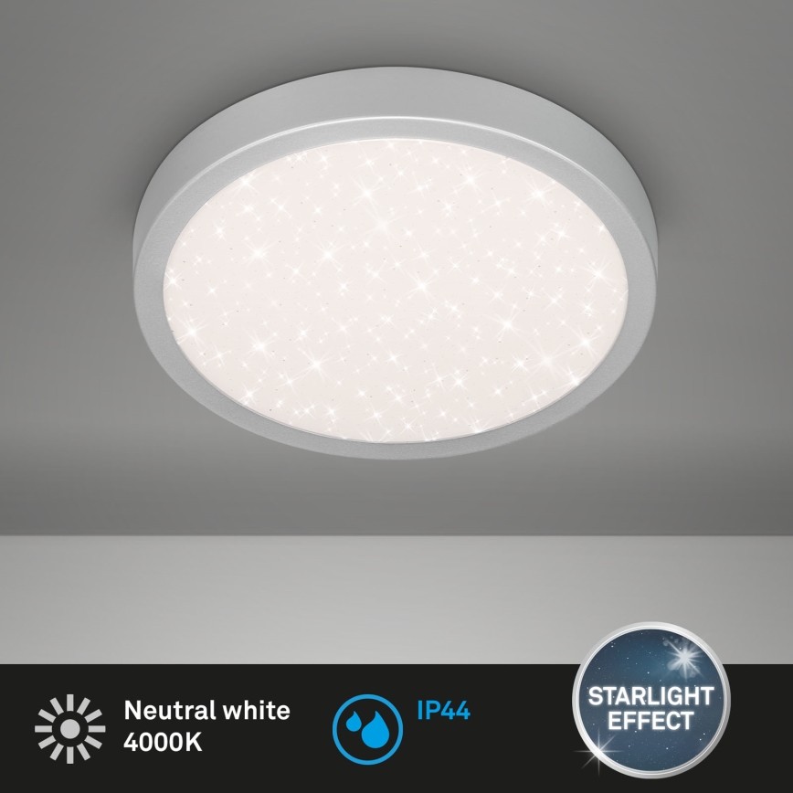 Brilo 3649-014 - LED Laevalgusti vannituppa RUNA LED/18,5W/230V IP44 hõbedane