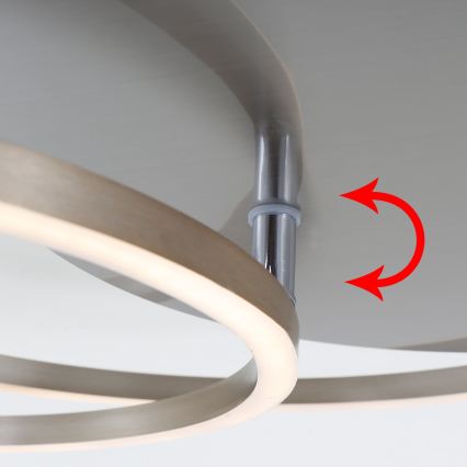 Brilo - Hämardatav LED-laevalgusti FRAMES LED/14W/230V + LED/22W 3000K