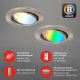 Brilo - KOMPLEKT 3x LED RGBW Hämardatav valgusti vannituppa 1xGU10/4,9W/230V 2700-6500K Wi-Fi Tuya IP23 + kaugjuhtimispult