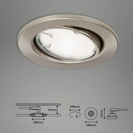 Brilo - KOMPLEKT 3x LED RGBW Hämardatav valgusti vannituppa 1xGU10/4,9W/230V 2700-6500K Wi-Fi Tuya IP23 + kaugjuhtimispult