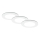 Brilo - KOMPLEKT 3x LED Süvistatav valgusti vannituppa LED/4W/230V IP44 3000/4000K valge