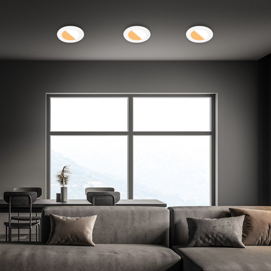 Brilo - KOMPLEKT 3x LED Süvistatav valgusti vannituppa LED/4W/230V IP44 3000/4000K valge