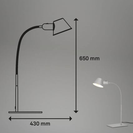 Brilo - Laualamp 1xE27/10W/230V mattkroom