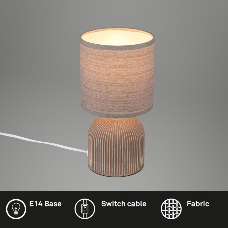 Brilo - laualamp INO 1xE14/10W/230V pruun