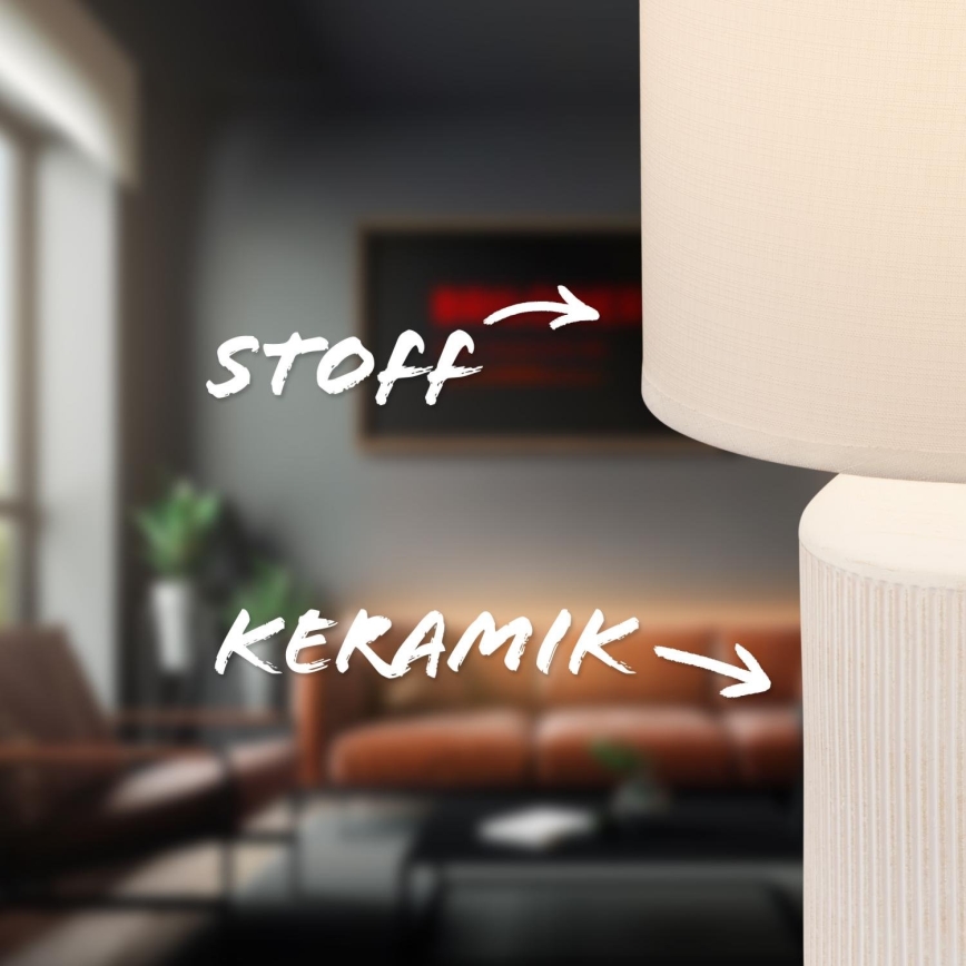 Brilo - Laualamp INO 1xE14/10W/230V valge