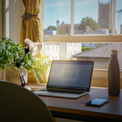 Brilo - Laualamp PIXA 1xE14/25W/230V beež