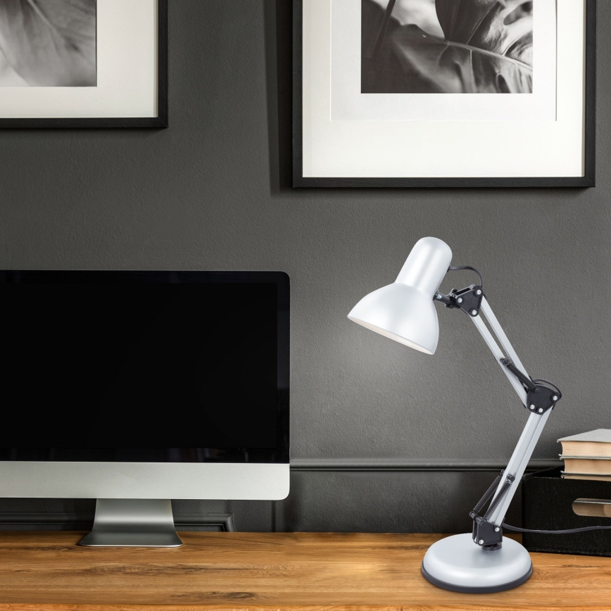 Brilo - laualamp PIXA 1xE14/25W/230V hõbedane