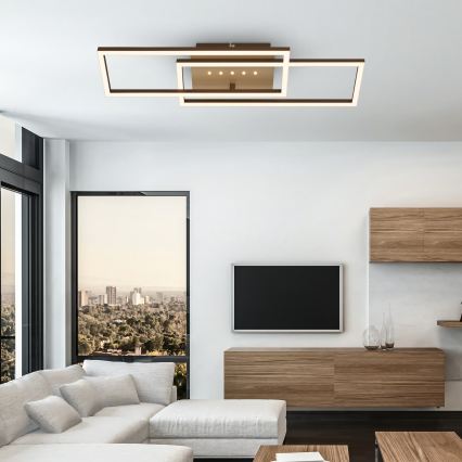 Brilo - LED hämardatav laelamp LED/30W/230V 3000K pruun