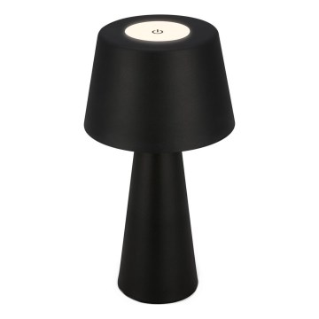 Brilo - LED Hämardatav laetav väli laualamp LED/3,5W/5V IP44 must