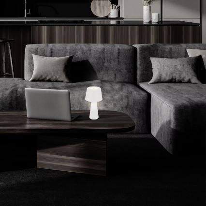 Brilo - LED Hämardatav laetav väli laualamp LED/3,5W/5V IP44 valge