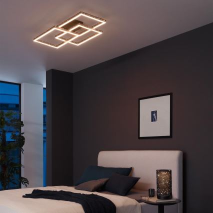 Brilo - LED Hämardatav laevalgusti FRAME LED/57W/230V 3000K must
