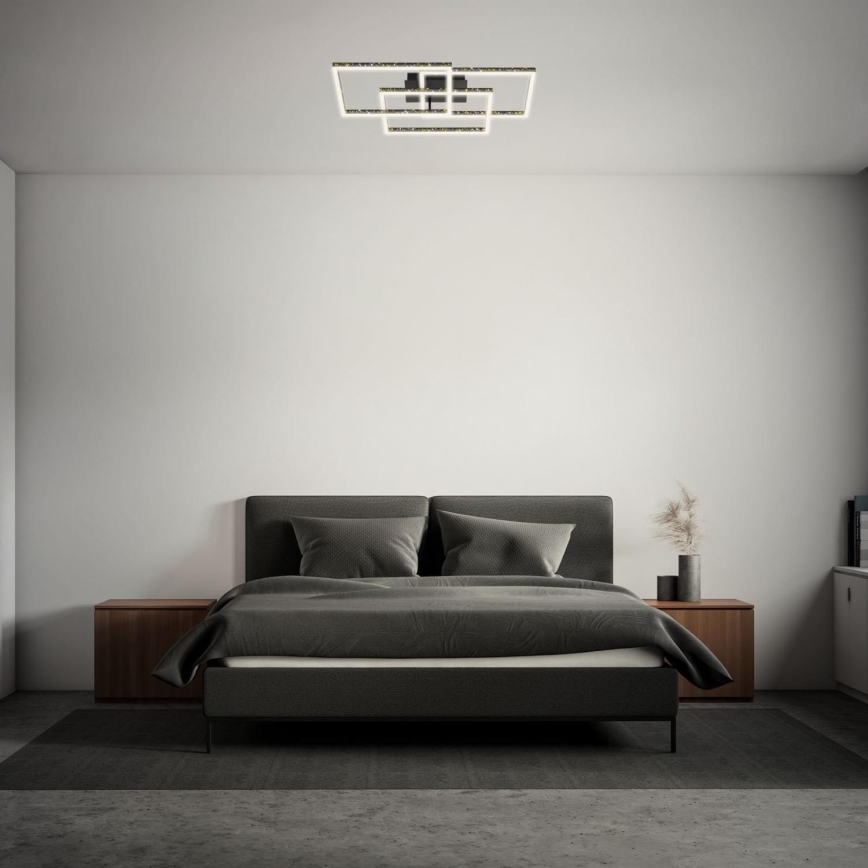 Brilo - LED Hämardatav laevalgusti FRAME LED/57W/230V 3000K must