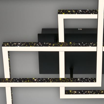 Brilo - LED Hämardatav laevalgusti FRAME LED/57W/230V 3000K must