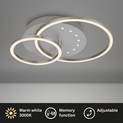 Brilo - LED hämardatav laevalgusti LED/26W/230V 3000K mattkroom