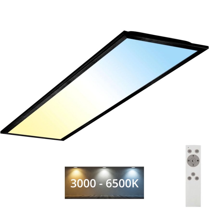 Brilo - LED Hämardatav laevalgusti PIATTO LED/24W/230V 3000-6500K 100x25 cm + kaugjuhtimispult