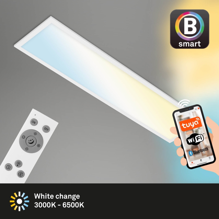 Brilo - LED Hämardatav laevalgusti PIATTO LED/28W/230V 3000-6500K Wi-Fi Tuya + kaugjuhtimispult