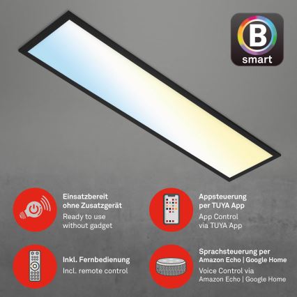 Brilo - LED Hämardatav laevalgusti PIATTO LED/28W/230V 3000-6500K Wi-Fi Tuya + kaugjuhtimispult