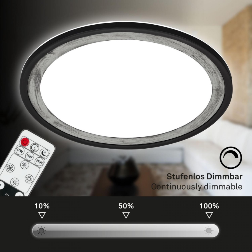 Brilo - LED Hämardatav laevalgusti SLIM LED/22W/230V 2700-6500K + kaugjuhtimispult