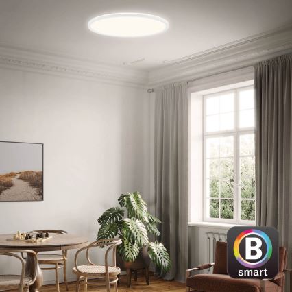 Brilo - LED Hämardatav laevalgusti SLIM LED/22W/230V 2700-6500K Wi-Fi Tuya + kaugjuhtimispult