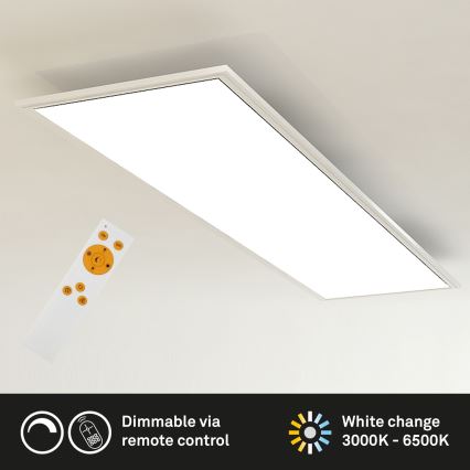 Brilo - LED Hämardatav laevalgusti SLIM LED/24W/230V 3000-6500K 100x25 cm + kaugjuhtimispult