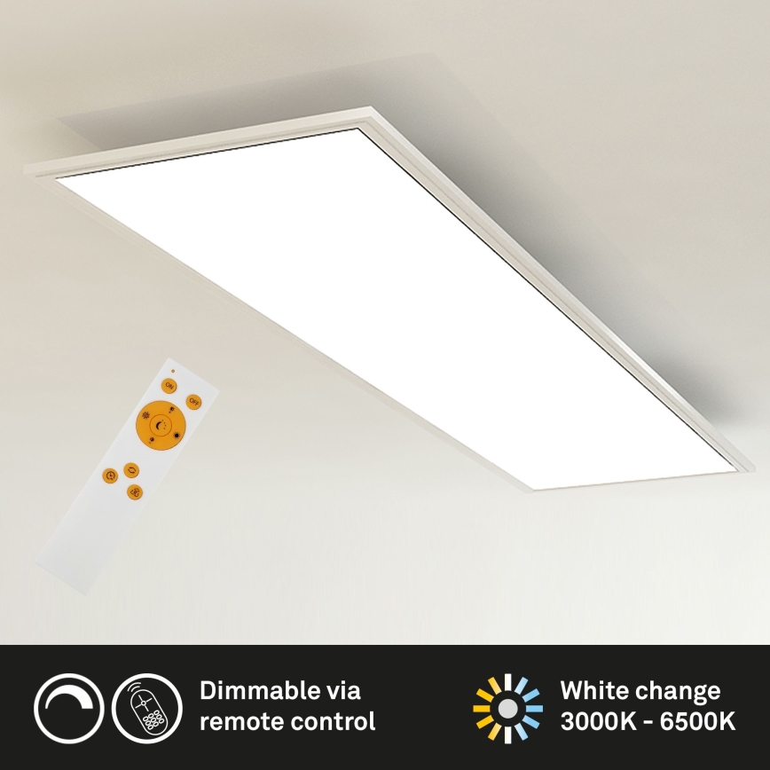 Brilo - LED Hämardatav laevalgusti SLIM LED/24W/230V 3000-6500K 100x25 cm + kaugjuhtimispult