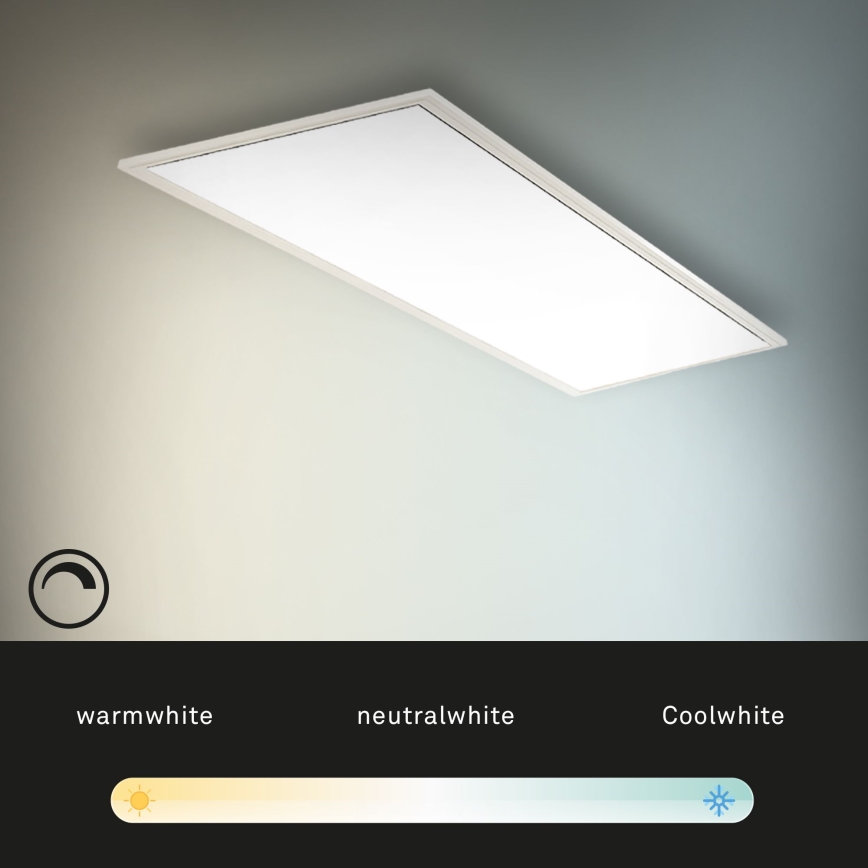 Brilo - LED Hämardatav laevalgusti SLIM LED/24W/230V 3000-6500K 100x25 cm + kaugjuhtimispult