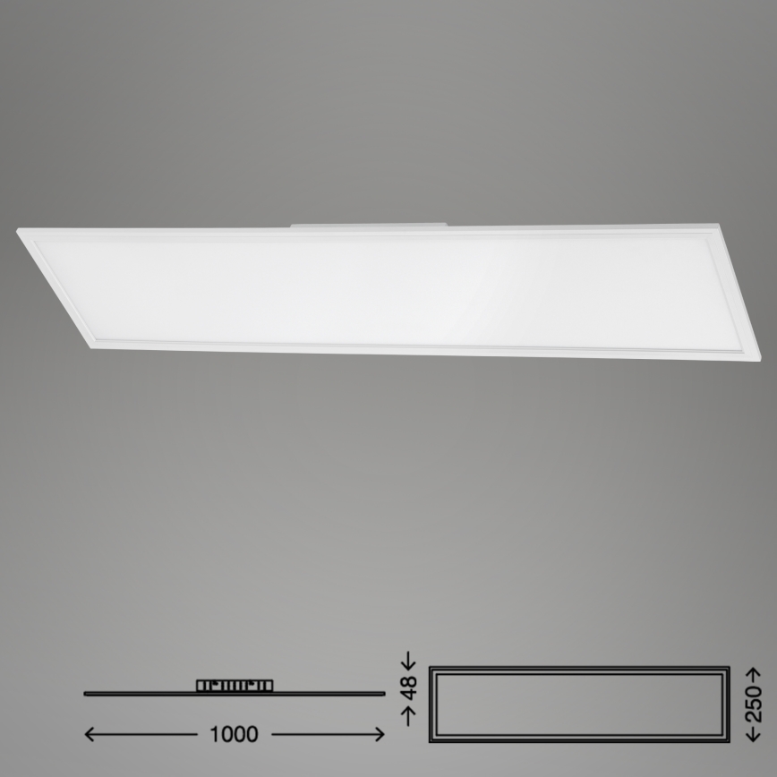 Brilo - LED Hämardatav laevalgusti SLIM LED/24W/230V 3000-6500K 100x25 cm + kaugjuhtimispult