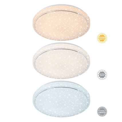 Brilo - LED Hämardatav laevalgusti STARRY SKY LED/18W/230V 3000-6500K + kaugjuhtimispult