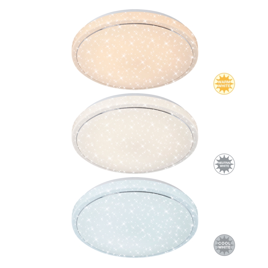 Brilo - LED Hämardatav laevalgusti STARRY SKY LED/18W/230V 3000-6500K + kaugjuhtimispult