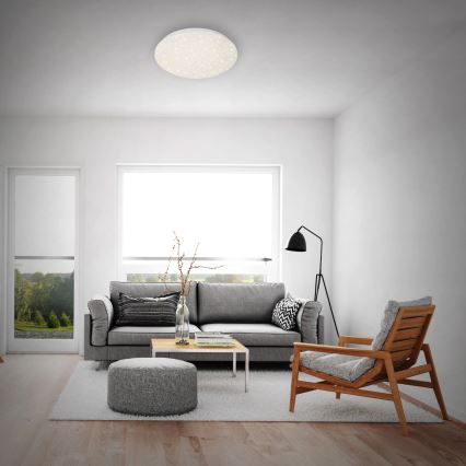 Brilo - LED Hämardatav laevalgusti STARRY SKY LED/22W/230V 3000-6000K + kaugjuhtimispult