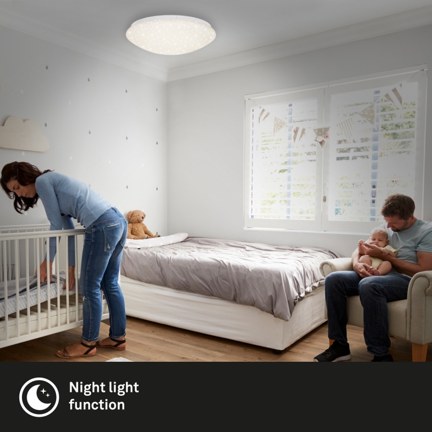 Brilo - LED Hämardatav laevalgusti STARRY SKY LED/22W/230V 3000-6000K + kaugjuhtimispult
