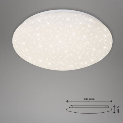 Brilo - LED Hämardatav laevalgusti STARRY SKY LED/22W/230V 3000-6000K + kaugjuhtimispult