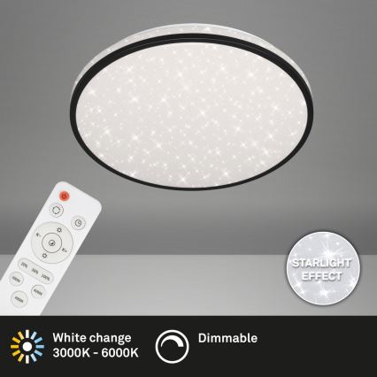 Brilo - LED Hämardatav laevalgusti STARRY SKY LED/24W/230V 3000-6000K + kaugjuhtimispult