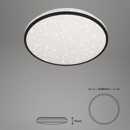 Brilo - LED Hämardatav laevalgusti STARRY SKY LED/24W/230V 3000-6000K + kaugjuhtimispult