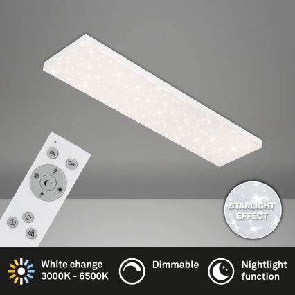 Brilo - LED Hämardatav laevalgusti STARRY SKY LED/24W/230V 3000-6500K + kaugjuhtimispult