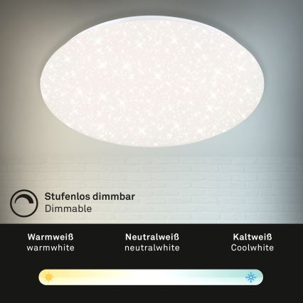 Brilo - LED Hämardatav laevalgusti STARRY SKY LED/40W/230V 3000-6000K + kaugjuhtimispult