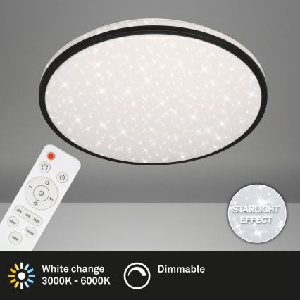 Brilo - LED Hämardatav laevalgusti STARRY SKY LED/48W/230V 3000-6000K + kaugjuhtimispult