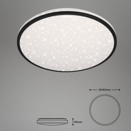 Brilo - LED Hämardatav laevalgusti STARRY SKY LED/48W/230V 3000-6000K + kaugjuhtimispult