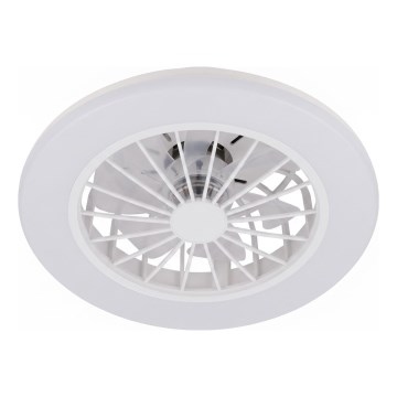Brilo - LED hämardatav laeventilaator PAFO LED/24W/230V 3000-6500K valge + kaugjuhtimispult
