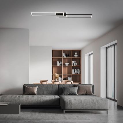 Brilo - LED Hämardatav pinnale kinnitatav lühter FRAME 2xLED/20W/230V 2700-6500K + kaugjuhtimispult